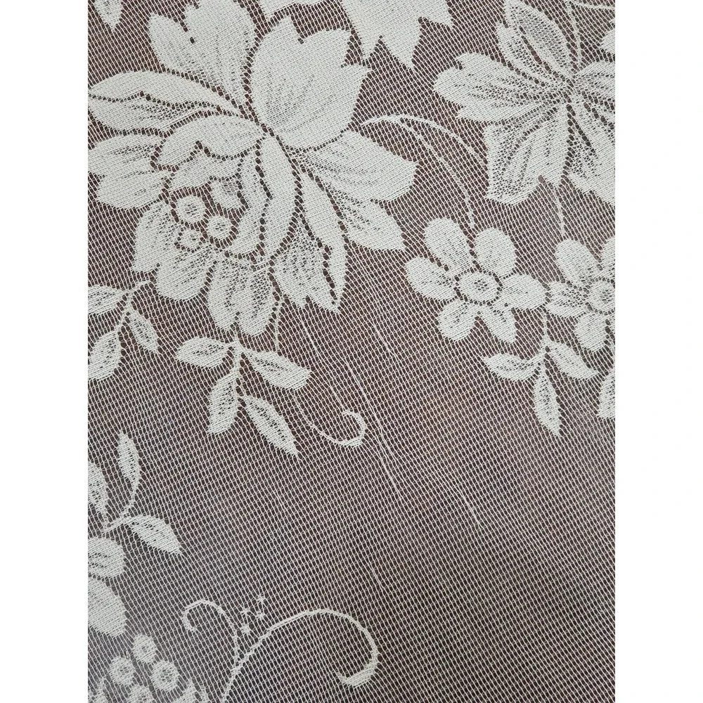 3 Vtg Y2K Floral Lace Curtain Panels 54x82